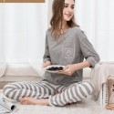 Pijamas Traje Mujeres Primavera Último - Plata