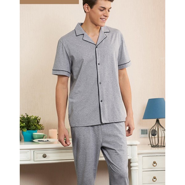 Pijamas Hombre Camisero Verano Algodón