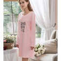 Pijamas Mujeres Camisón Con Manga Larga - Rosa