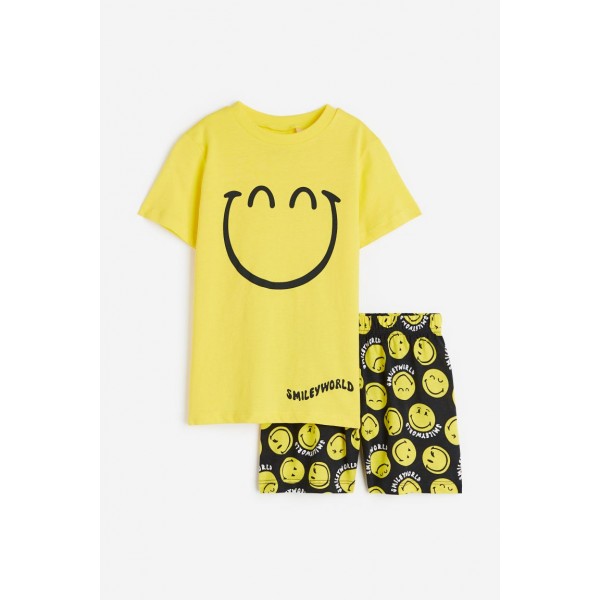 Pijama estampado Amarillo/SmileyWorld®